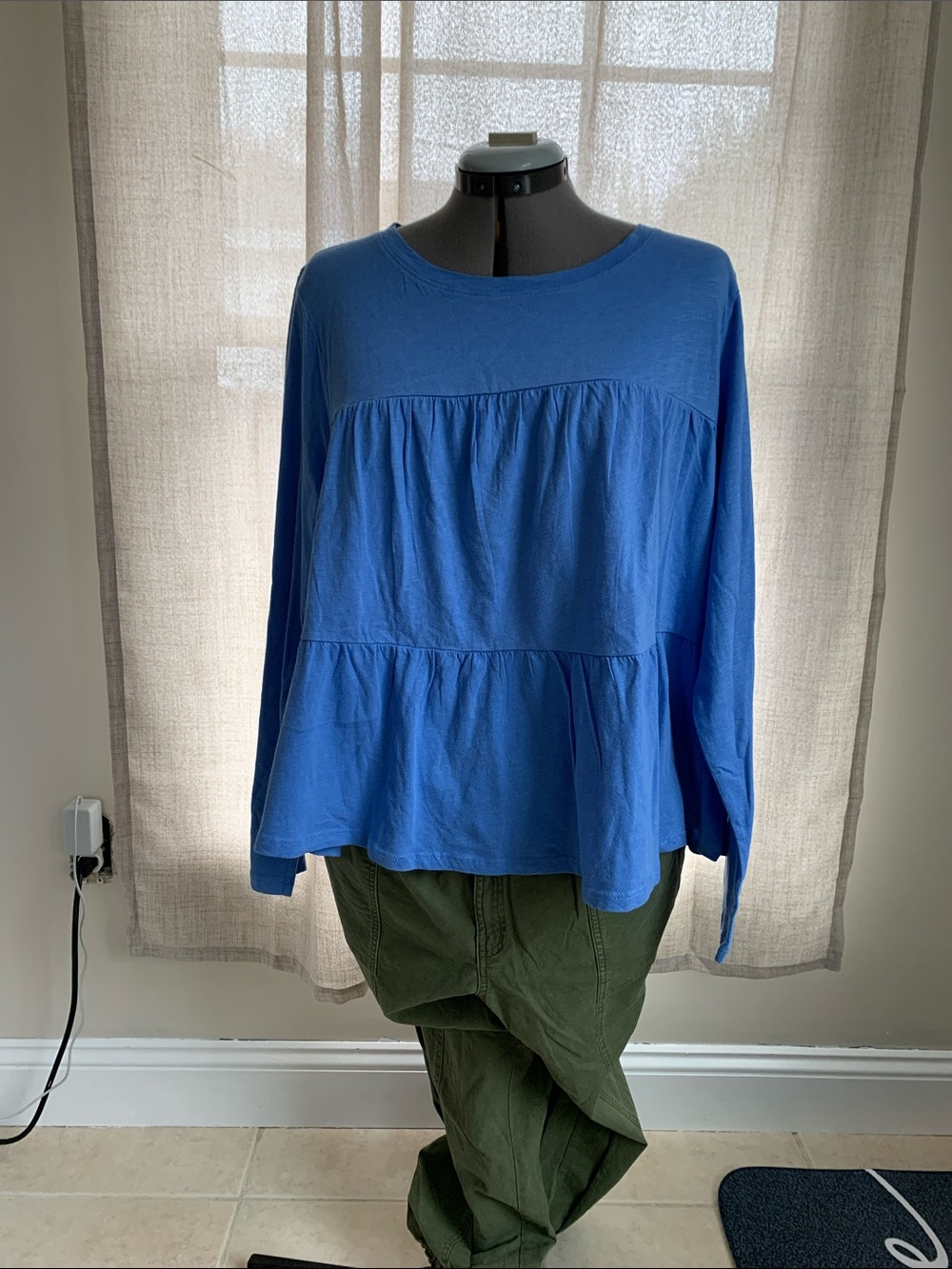 Sonoma Blue Long-Sleeve top